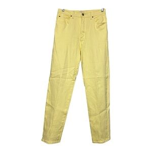 Vintage 90s Eye yellow high waist pants size 14/31"